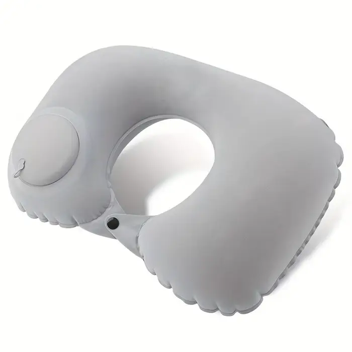 Oreiller gonflable Portable en forme de U