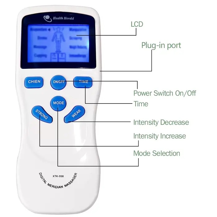 Stimulateur musculaire électrique EMS à 8 modes