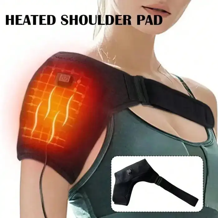 Attelle d'épaule chauffante électrique, sangle de soutien de Massage d'épaule pour bras, épaule, attelle de Fitness, garde au chaud