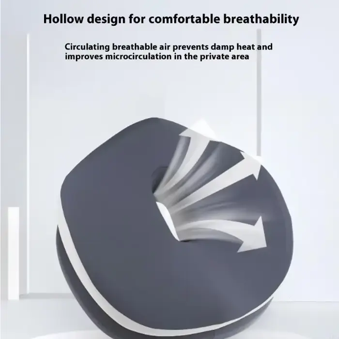 Coussin siège orthopédique avec Double couche mousse à mémoire forme motifs creux pour chaise bureau