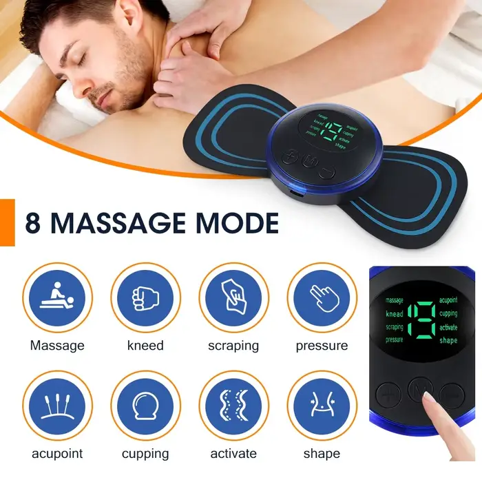 Ensemble de masseur de cou électrique intelligent