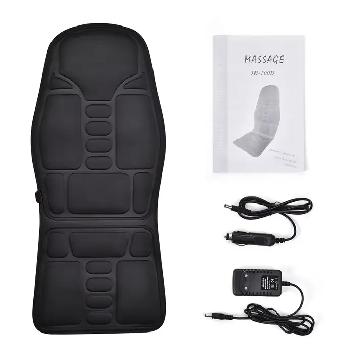 Masseur de dos électrique infrarouge, chaise de Massage complète du corps, coussin chauffant, vibrat