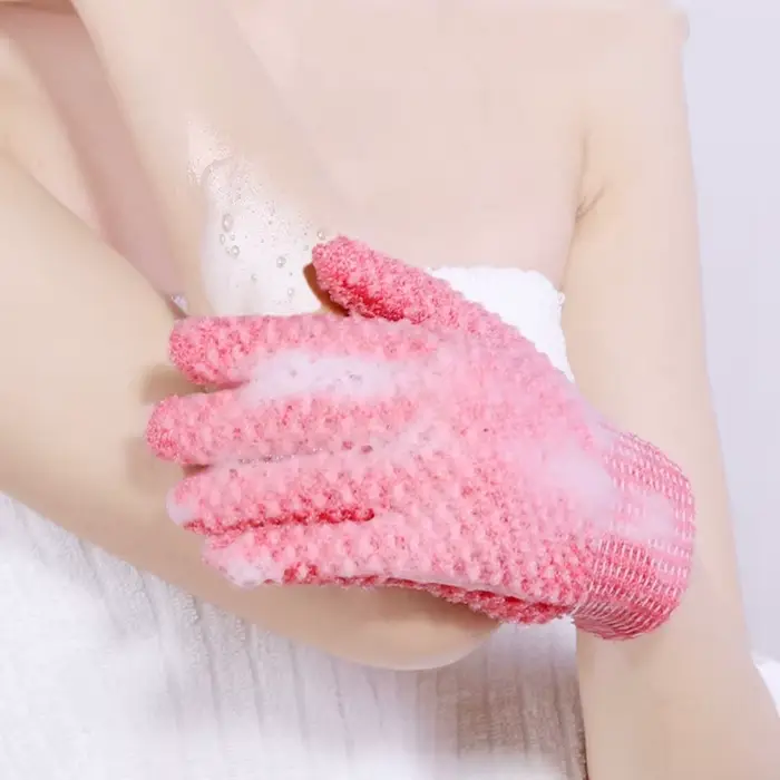 2 pièces gants de bain Peeling