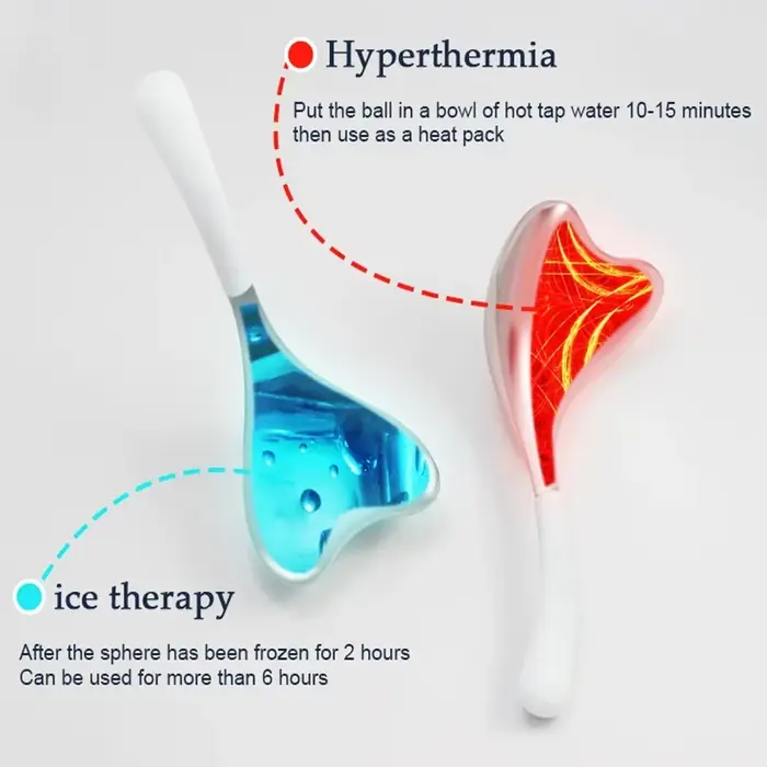 Rouleau de Globes de glace de Spa rafraîchissant en acier inoxydable
