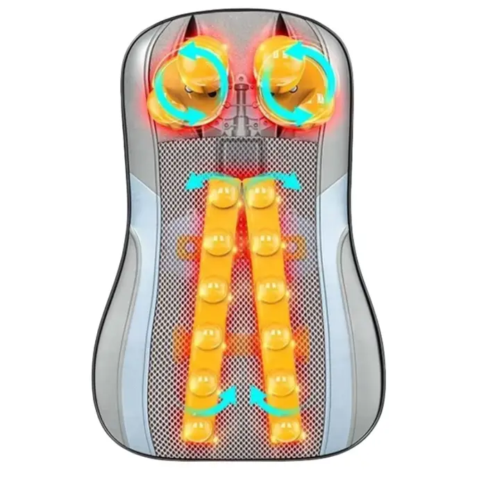 JAIYORL Shiatsu oreiller de Massage du cou coussin électrique masseur de dos profond avec des tissus