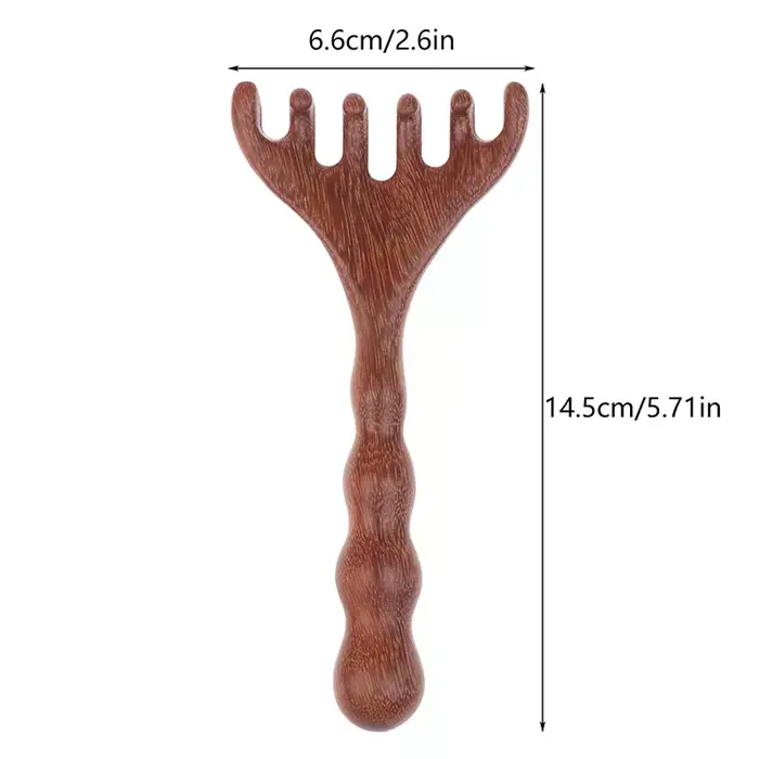 Tête de peigne en bois de cerf