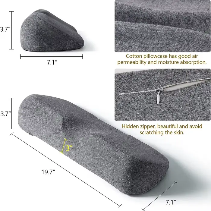Oreiller orthopédique en mousse à mémoire de forme