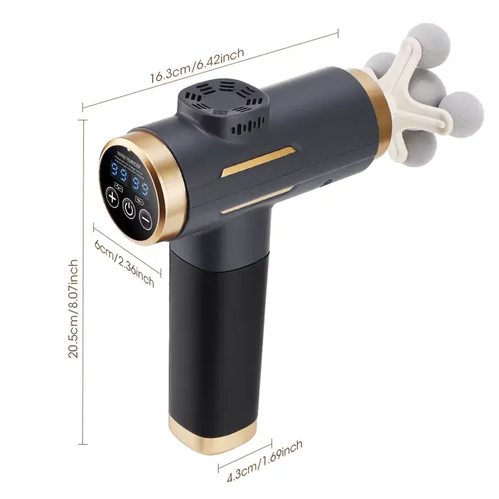 Pistolet de massage à percussion 24W 3200 tr/min