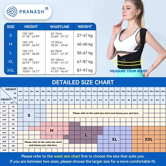 Ceinture de posture dorsale réglable pour hommes et femmes, prévention de l'avachissement de Charler