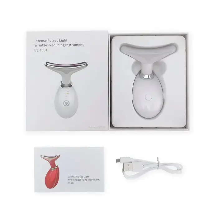 Appareil de massage du visage à lumière rouge