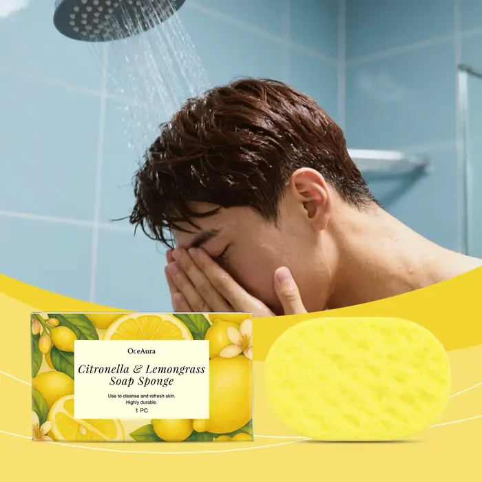Oceaura – éponge de bain douce et élastique
