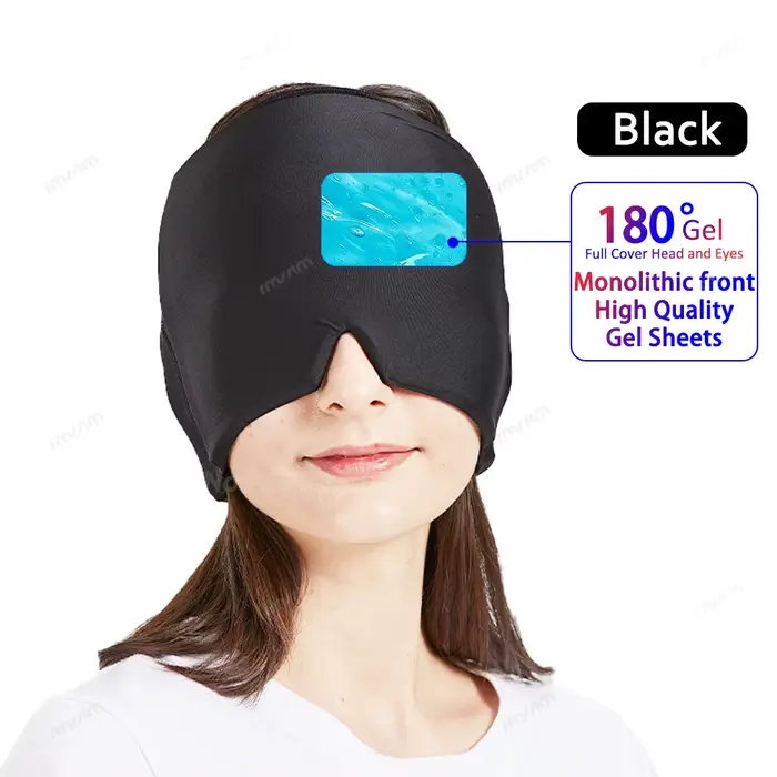 Tête masseur casquette Gel chaud froid maux