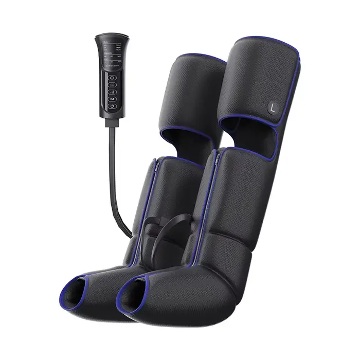 Bottes de massage à compression d'air pour soulager la fatigue des jambes, bottes pneumatiques avec