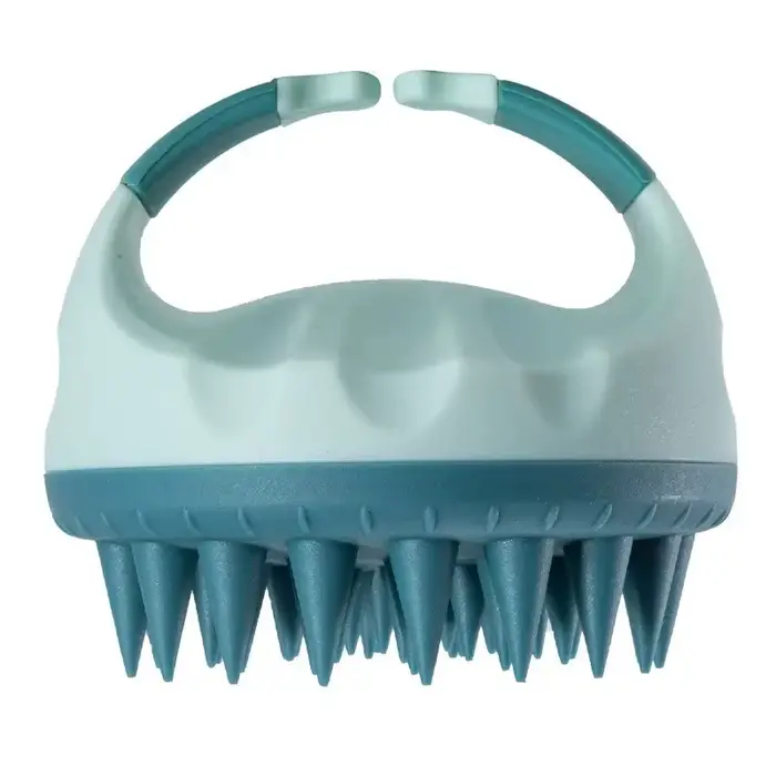 Brosse de massage du cuir chevelu, brosse exfoliante du cuir chevelu avec poils en silicone doux, ma