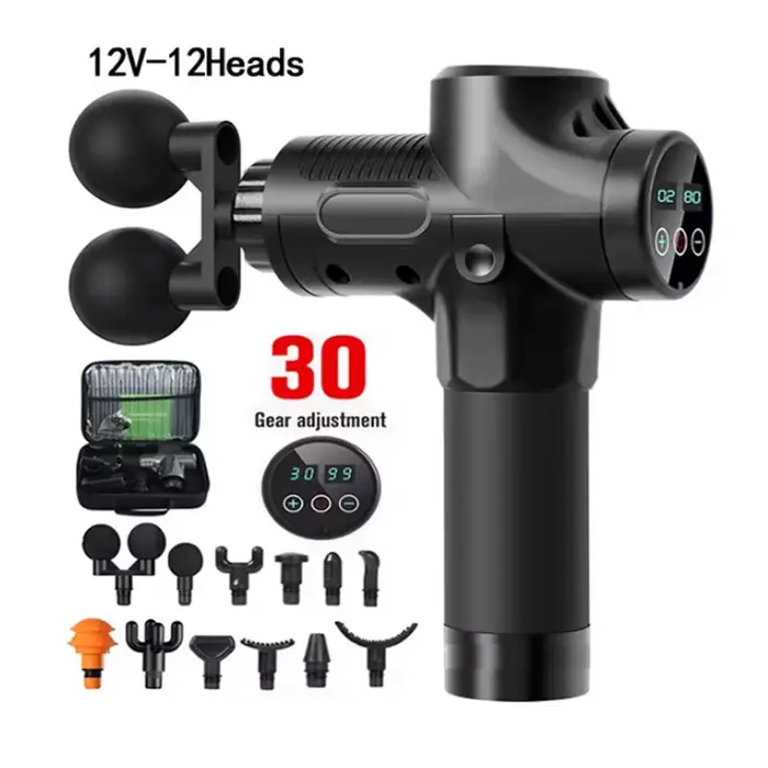 Pistolet de massage électrique à 30 niveaux pour homme et femme