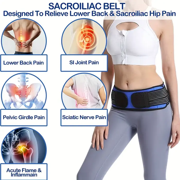 Attelle de hanche sacro-iliaque pour femmes et hommes – Support du nerf