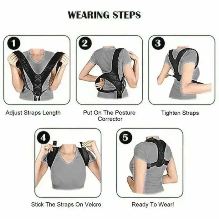 Ceinture de Correction de Posture du dos
