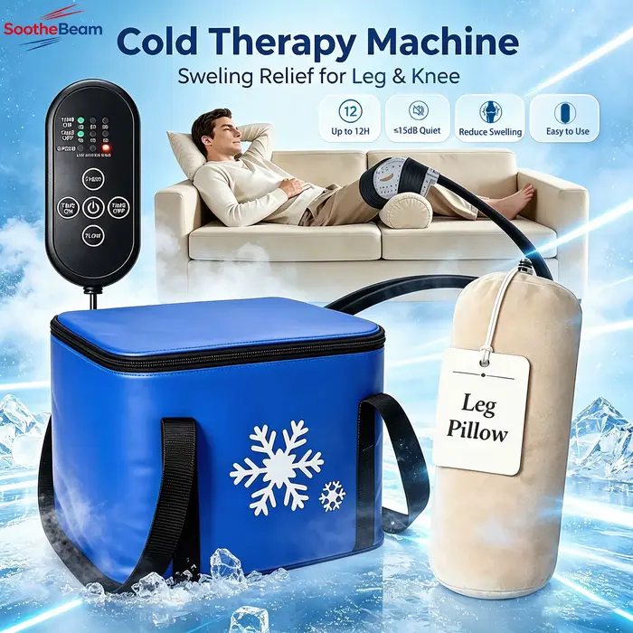 Système de cryothérapie à pompe silencieuse pour compression par le froid