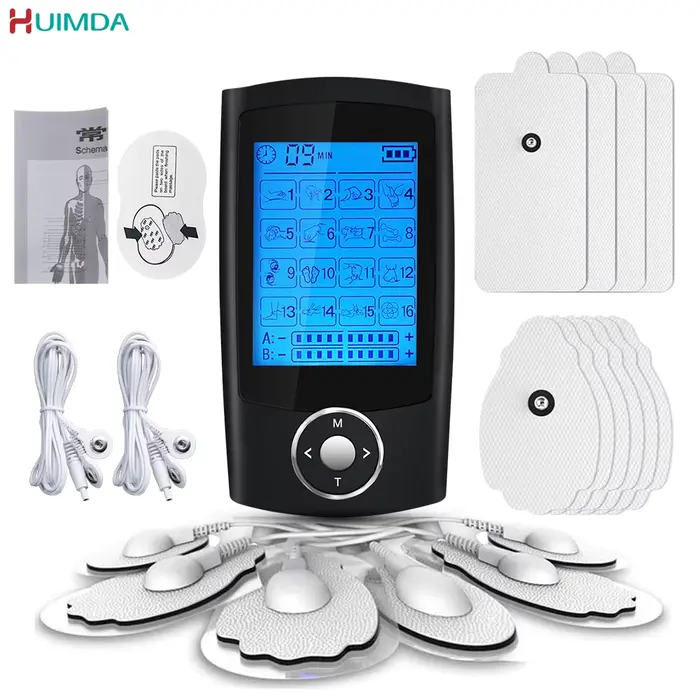 16 Modes Électrique Tens Relax Stimulateur Musculaire EMS Acupuncture Massage Du Corps Thérapie Numérique Minceur Machine Électrostimulateur