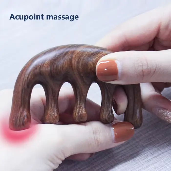 Masseur de tête en bois de santal
