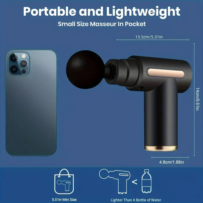Pistolet de massage électrique portable PerSCH
