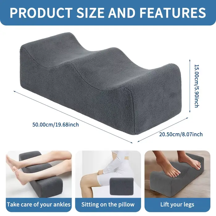 Oreillers pour les jambes, coussin pour soulager la douleur à la taille, rehausseur de jambes pour l