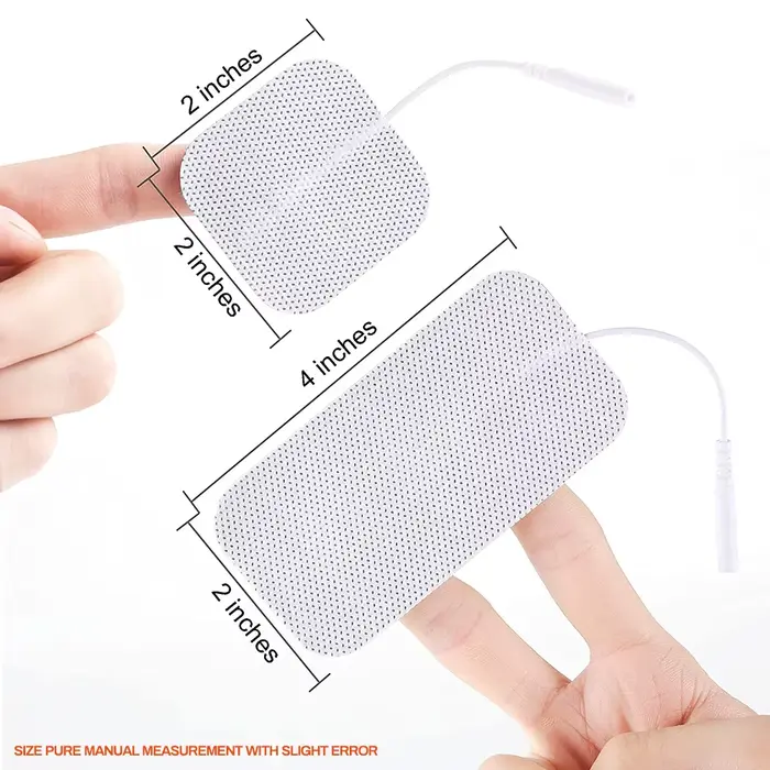 Électrode Tens de physiothérapie Coussinets Gel conducteur thérapeutique pression d'impulsion électrique Compex stimulateur musculaire patchs de Massage