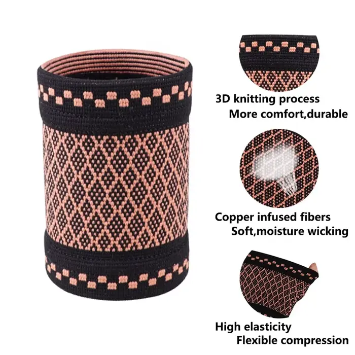 Manchons de poignet de Compression en cuivre
