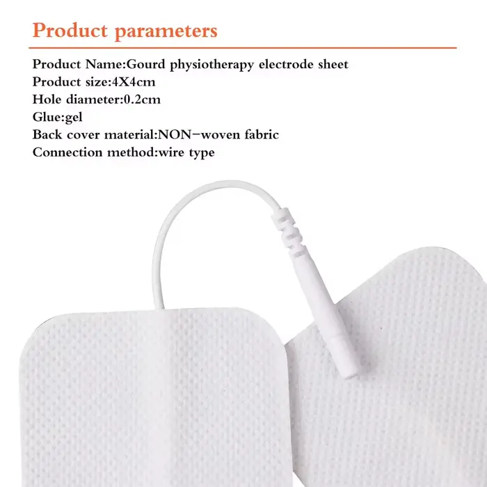 Électrodes TENS, patchs de gel conducteurs pour stimulateur musculaire EMS