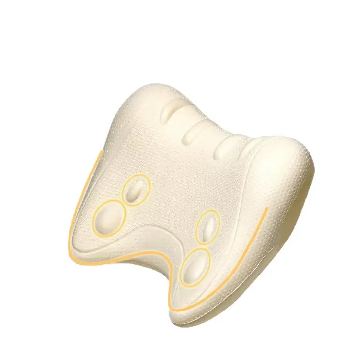 Oreiller de massage cervical avec contour en U, soutien de la nuque par acupression pour soulager le