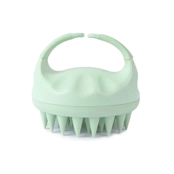 CALIYI 1/2 pièces Massage du cuir chevelu shampooing brosse de douche peigne nettoyage