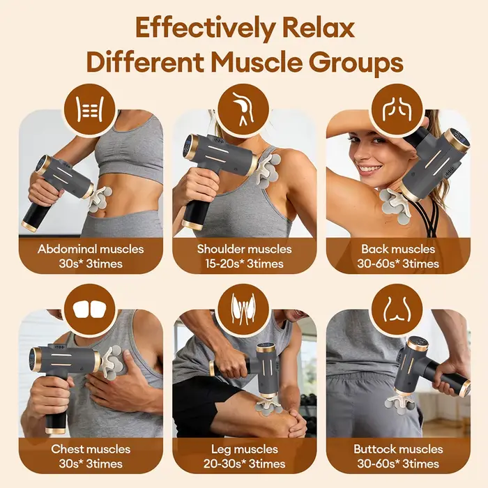 Pistolet de Massage électrique 11 en 1