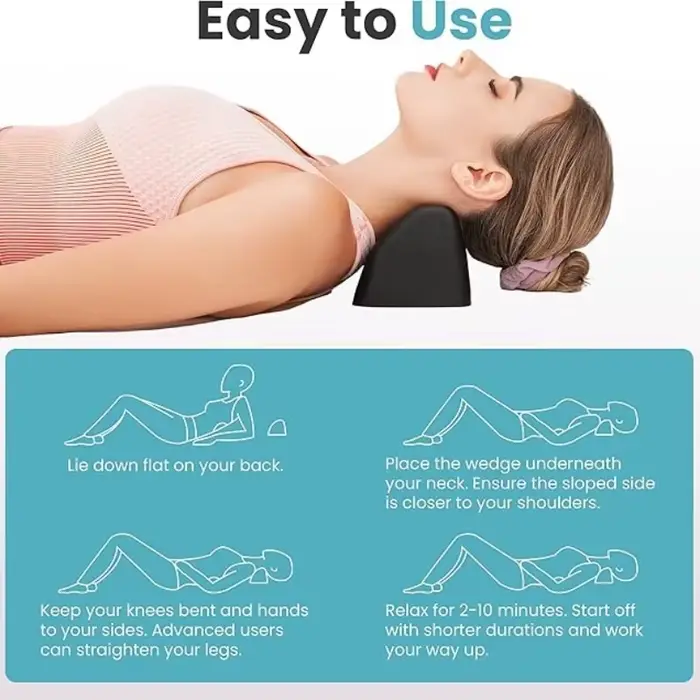 Oreiller de massage pour la colonne cervicale