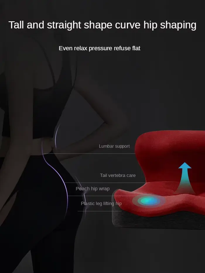Coussin orthopédique en mousse à mémoire de forme «L»