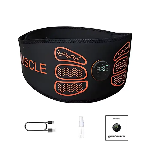 Tonique musculaire abdominal EMS stimulateur musculaire ceinture tonifiante électrique entraîneur de