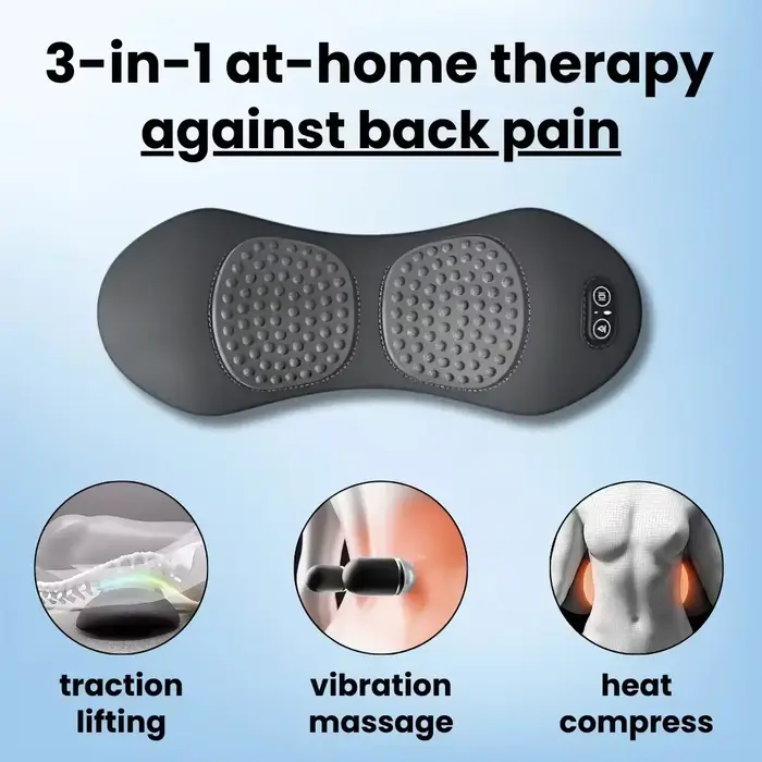 Emeka masseur de dos 3 en 1 avec lit de soulagement dormir Shiatsu tissus profonds Portable épaule bas du dos
