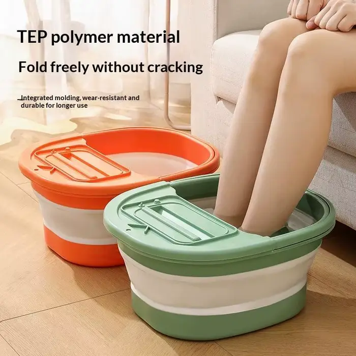 Baignoire pliable en TEP pour les pieds