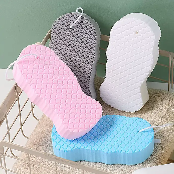 Éponge de bain exfoliante