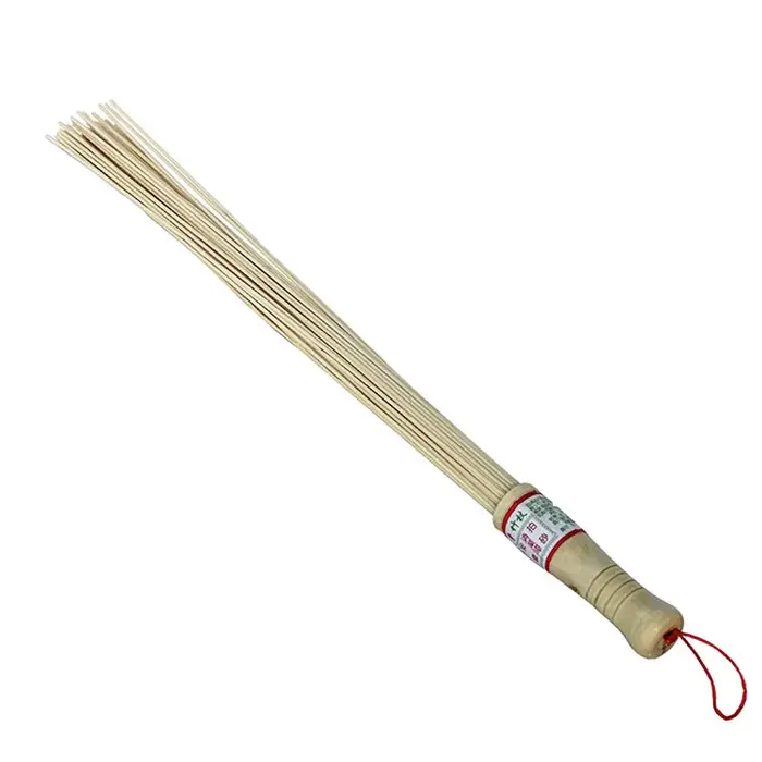 1 bâton de massage portable en bambou pour fitness et relaxation