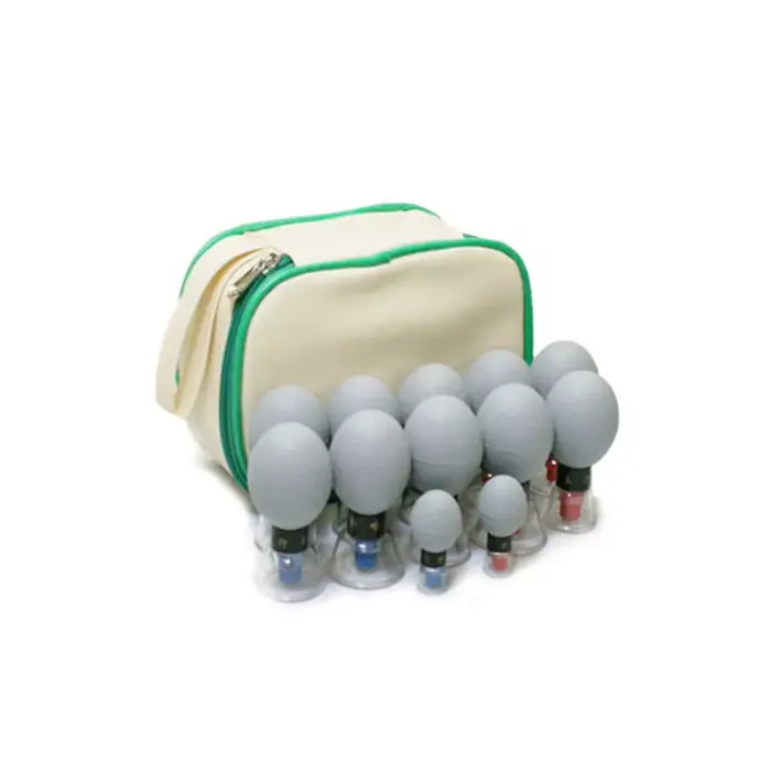 12 pièces ventouses TCM impulsion magnétique acupression thérapie ventouses sous vide ensemble déten