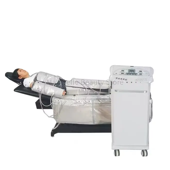 Thérapie par pression d'air, traitement amincissant par infrarouge lointain pour le drainage lymphat