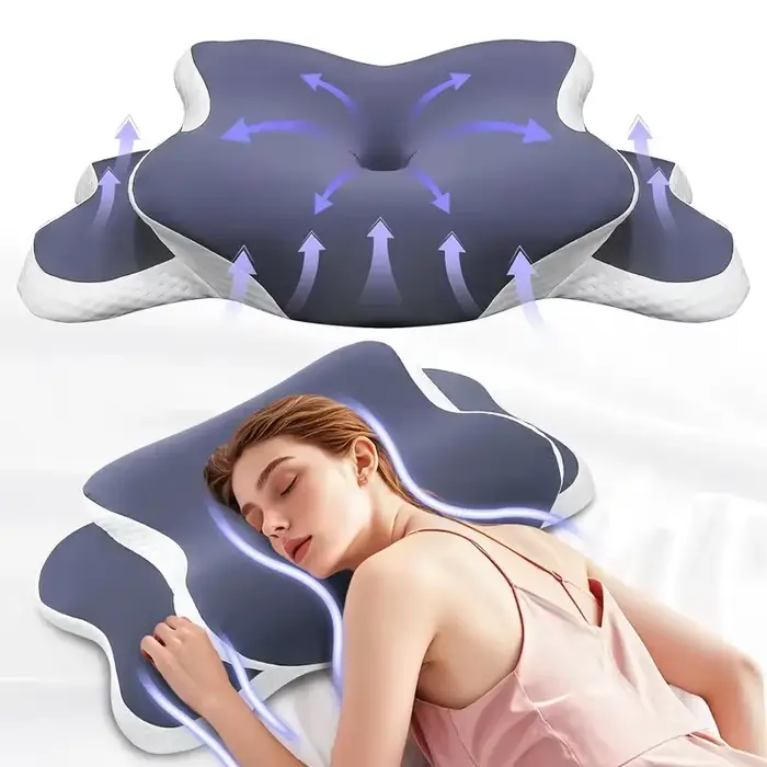 Oreiller cervical en mousse à mémoire de forme