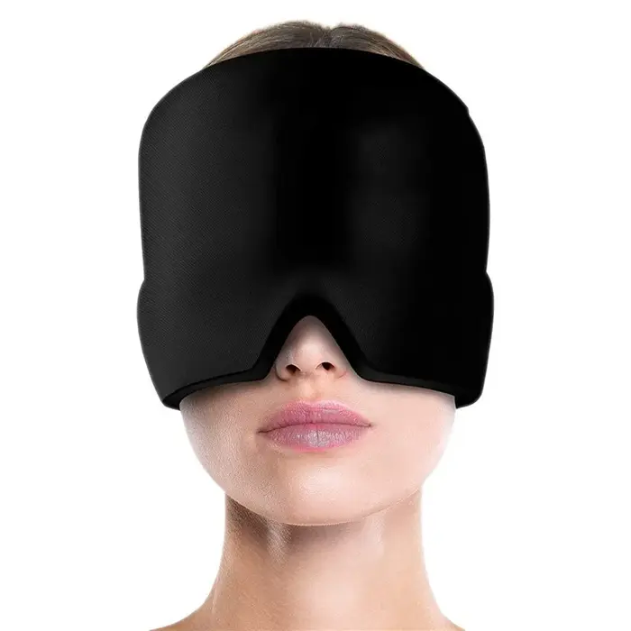Gel glace maux de tête soulagement de la Migraine chapeau compresse froide thérapie casquette glace 