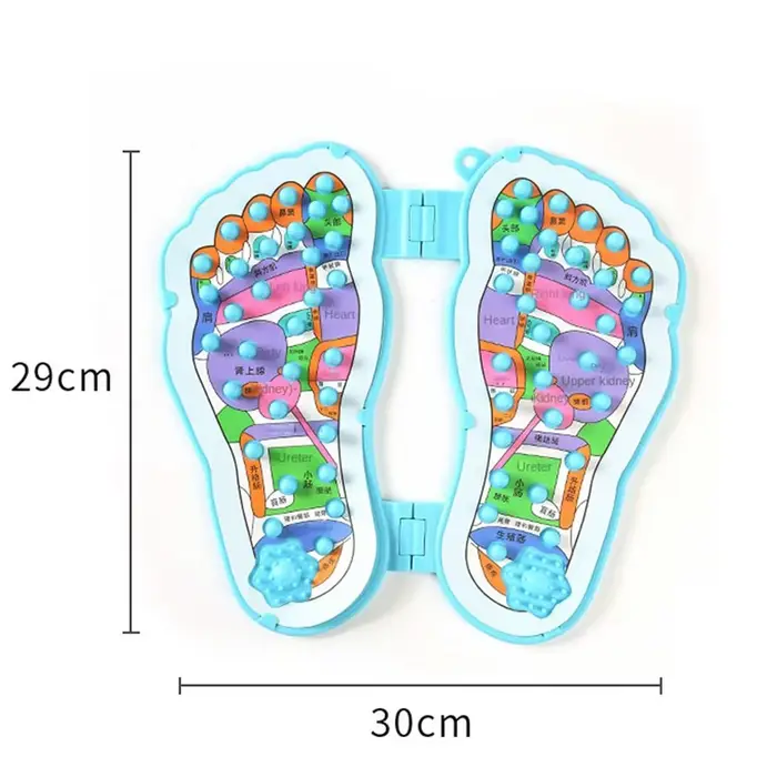 Tapis de massage des pieds par acupression et réflexologie