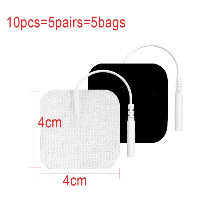 10/20 pièces Patchs d'électrostimulateur Musculaire Tens Masseur Corporel EMS Coussinets de Thérapie Basse Fréquence Électrodes de Physiothérapie