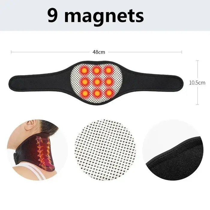 Oreiller cervical chauffant portable 2026 à chaleur douce et moyenne avec thérapie thermique spontanée pour les picotements et la douleur