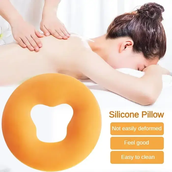 Coussin de massage en silicone souple pour SPA, réutilisable, antidérapant, sans film, pour salon, massage du visage, relaxation, coussin de beauté