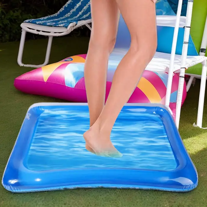 Bain de pieds gonflable portable pour la plage, le camping, les vacances, le jardin, la terrasse, l'hôtel et la maison