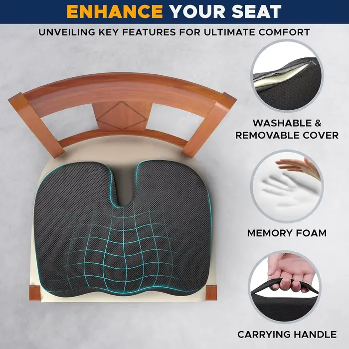 Coussin à mémoire de forme orthopédique en Gel