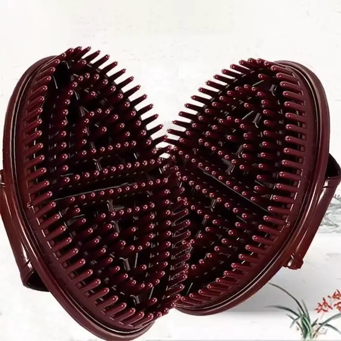 Ensemble de 2 brosses de massage brunes pour la perte de poids